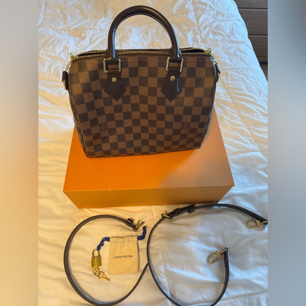 Louis Vuitton Speedy Bandouliere 25 Damier Ebene